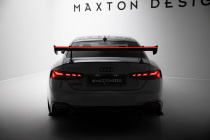 Audi A5 / A5 S-Line / S5 / RS5 Coupe F5 / F5 Facelift 2017-2019 Kolfibervinge med Swan Neck-Infästning och LED-Ljus Maxton Design